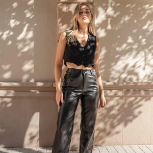 Pantalón Piel Sintética